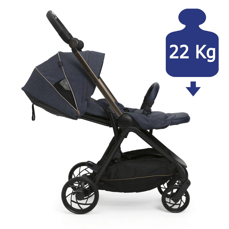 One4Ever Lounge Stroller Denim Shine image number 11